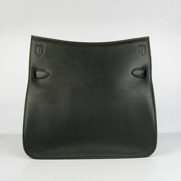 Replica Hermes Jypsiere Fjord Leather Messenger Bag Black H6508 - 1:1 Copy - Click Image to Close